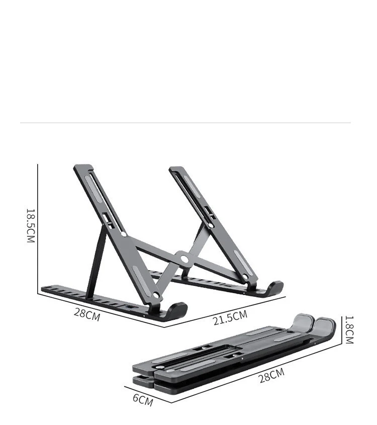 🔥ΠΡΟΣΦΟΡΑ 1+1🔥 TechStand™ – Ρυθμιζόμενη Επιτραπέζια Βάση για Laptop και Τηλέφωνο