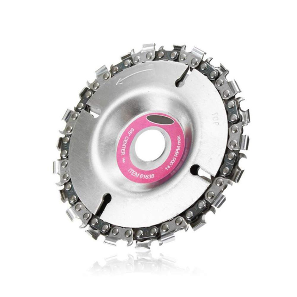 Δίσκος τροχαλίας 125x22mm με αλυσίδα για ξύλο
