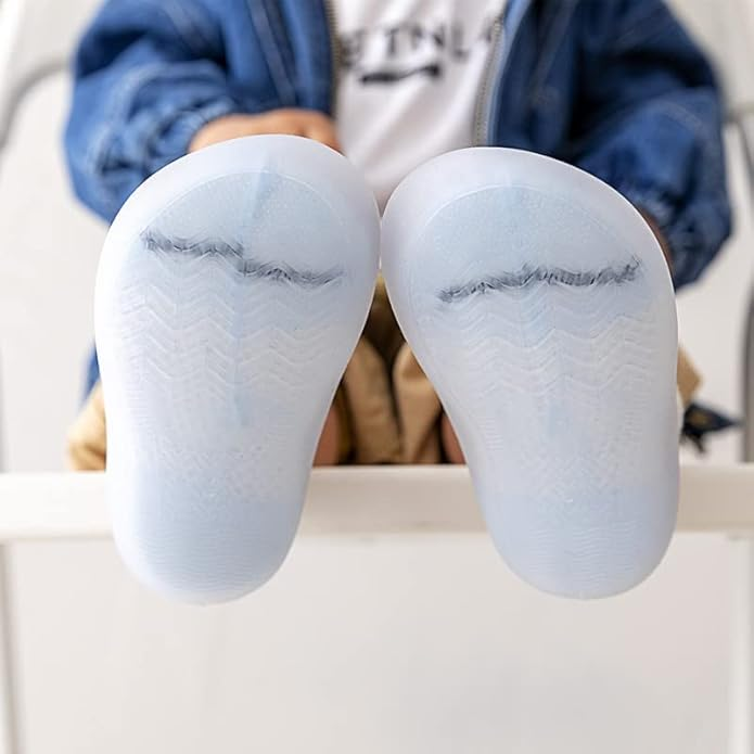 TinySteps™ - αναπνέουσες αντιολισθητικές κάλτσες για παιδιά, διχτυωτό στυλ με σόλα