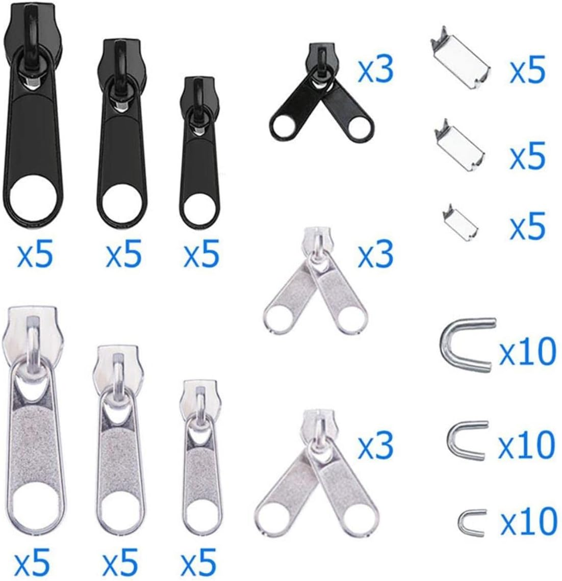 Κιτ επισκευής φερμουάρ FixMyZip™, 84 τεμαχίων