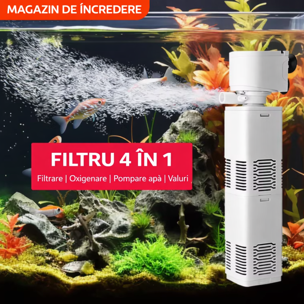 HydroPure JY-800F™ - Εσωτερικό Φίλτρο Ενυδρείου 20W, 880 L/h, για ενυδρεία 60–80 cm