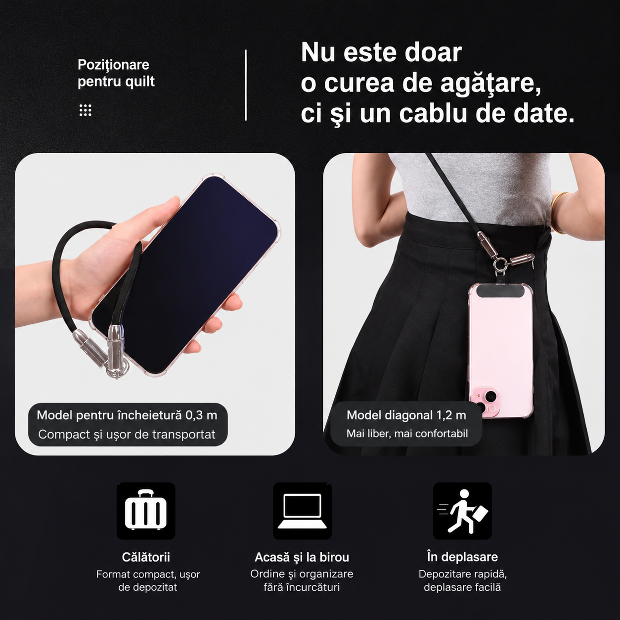 ChargeLoop™ – Καλώδιο Φόρτισης 60W με Κλιπ Συγκράτησης | 🔥 Προσφορά 1+1