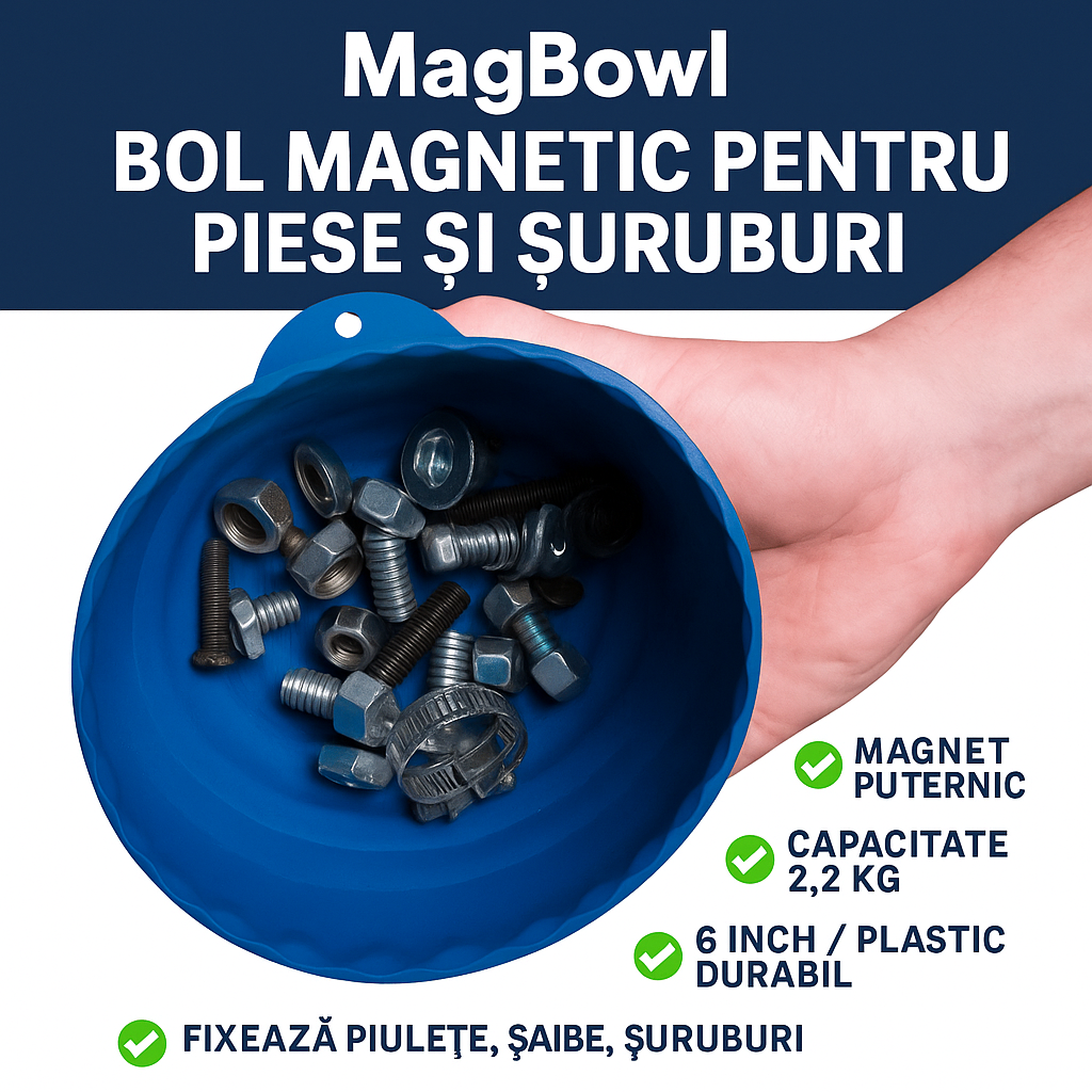 MagBowl™ – Μαγνητικό μπολ για εξαρτήματα, βίδες και αξεσουάρ