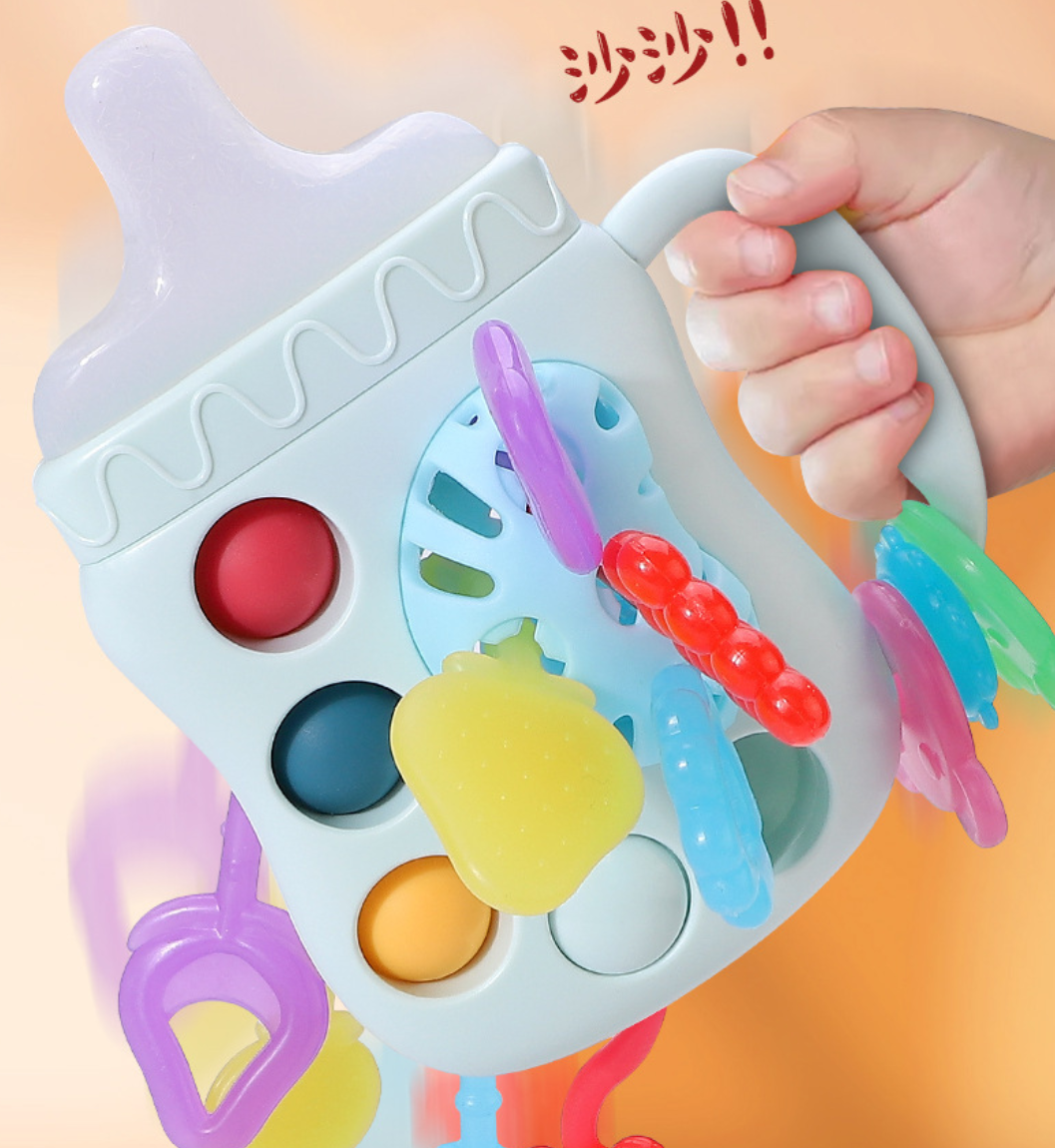 SensoryBottle™ – Αισθητηριακό Παιχνίδι Montessori 6 σε 1 για Βρέφη
