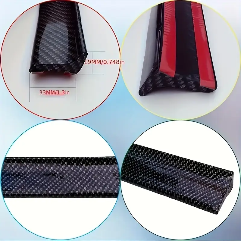 AeroFlex™ – Καθολική Αεροτομή από Καουτσούκ με Όψη Άνθρακα