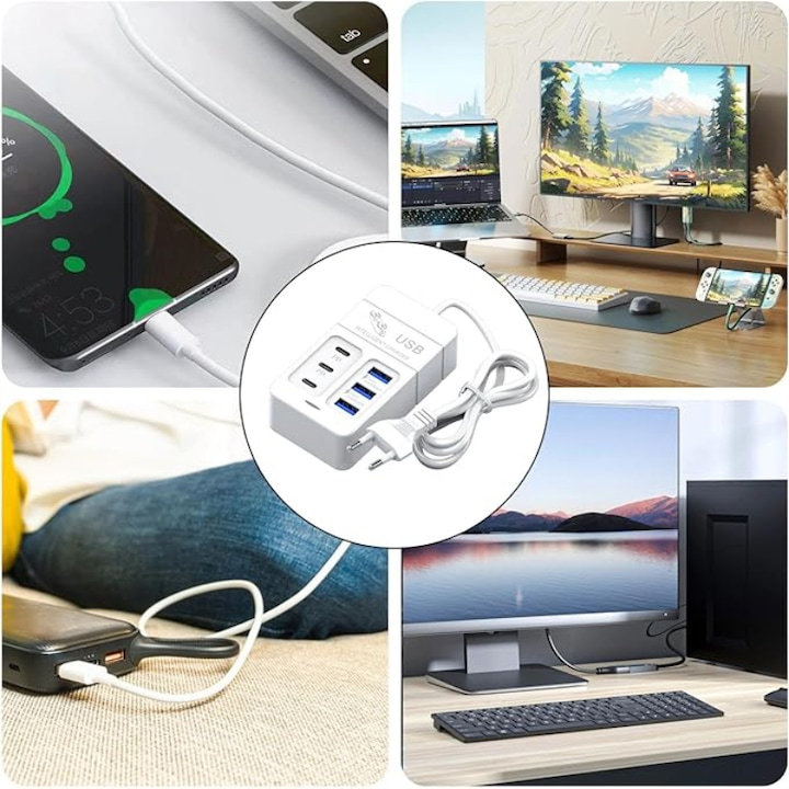 MultiCharge™ – Διανομέας γρήγορης φόρτισης 35 W με 6 θύρες