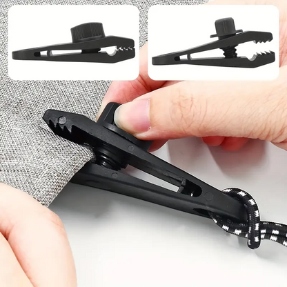 CampGrip™ – Κλιπ στερέωσης για κάμπινγκ και κήπο (Σετ 10 τεμαχίων)