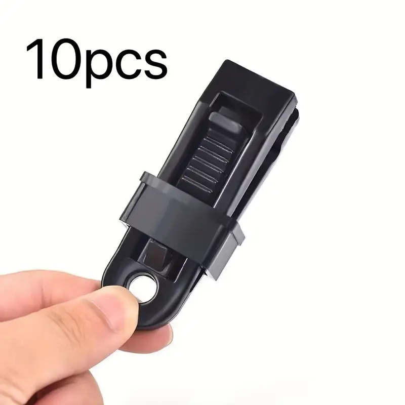 CampGrip™ – Κλιπ στερέωσης για κάμπινγκ και κήπο (Σετ 10 τεμαχίων)