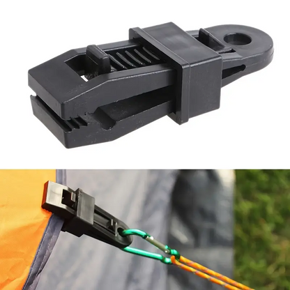 CampGrip™ – Κλιπ στερέωσης για κάμπινγκ και κήπο (Σετ 10 τεμαχίων)