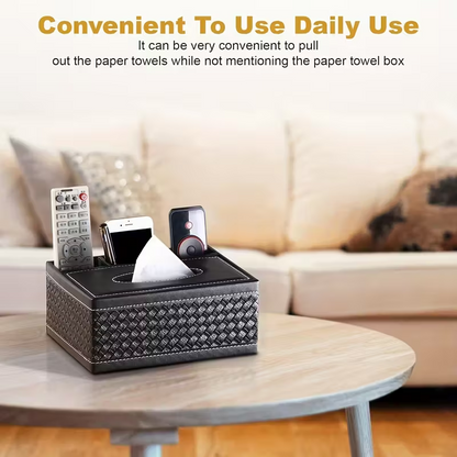 EleganzaBox™ – Πολυλειτουργικό Eco Leather Box για οργάνωση και στυλ