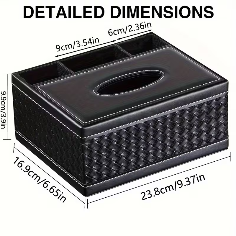 EleganzaBox™ – Πολυλειτουργικό Eco Leather Box για οργάνωση και στυλ