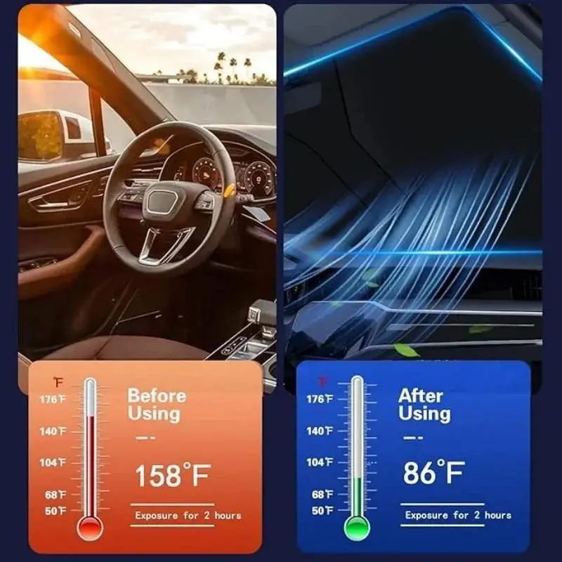 SunVisor™ - Αλεξίπτωτο αυτοκινήτου για παρμπρίζ