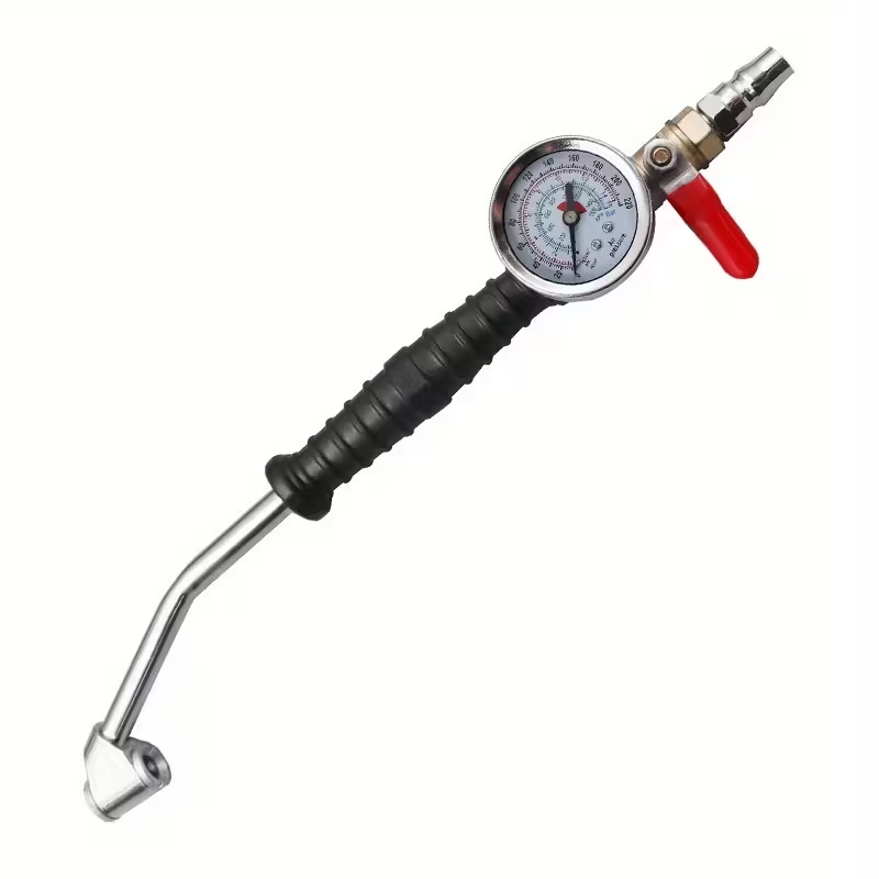 AirPro Gauge™ - Επαγγελματική συσκευή ελέγχου φουσκώματος και πίεσης ελαστικών (0–220 PSI)