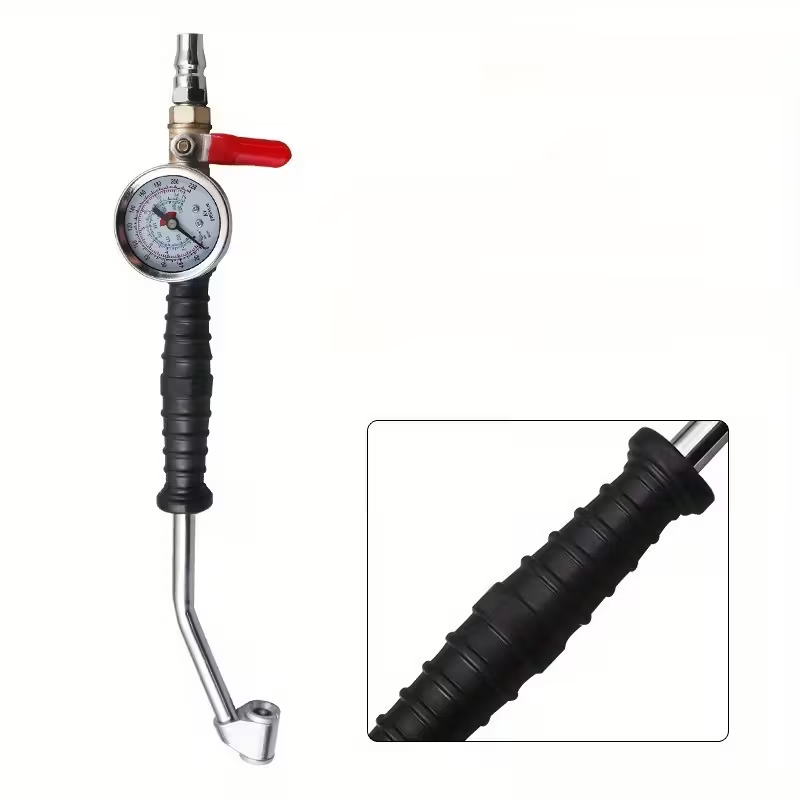 AirPro Gauge™ - Επαγγελματική συσκευή ελέγχου φουσκώματος και πίεσης ελαστικών (0–220 PSI)