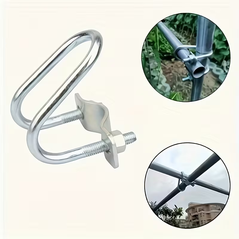 UGrip™ - Σετ 12 Σφιγκτήρες Στήριξης Τύπου U από Γαλβανισμένο Χάλυβα – Διάσταση 20×40 mm