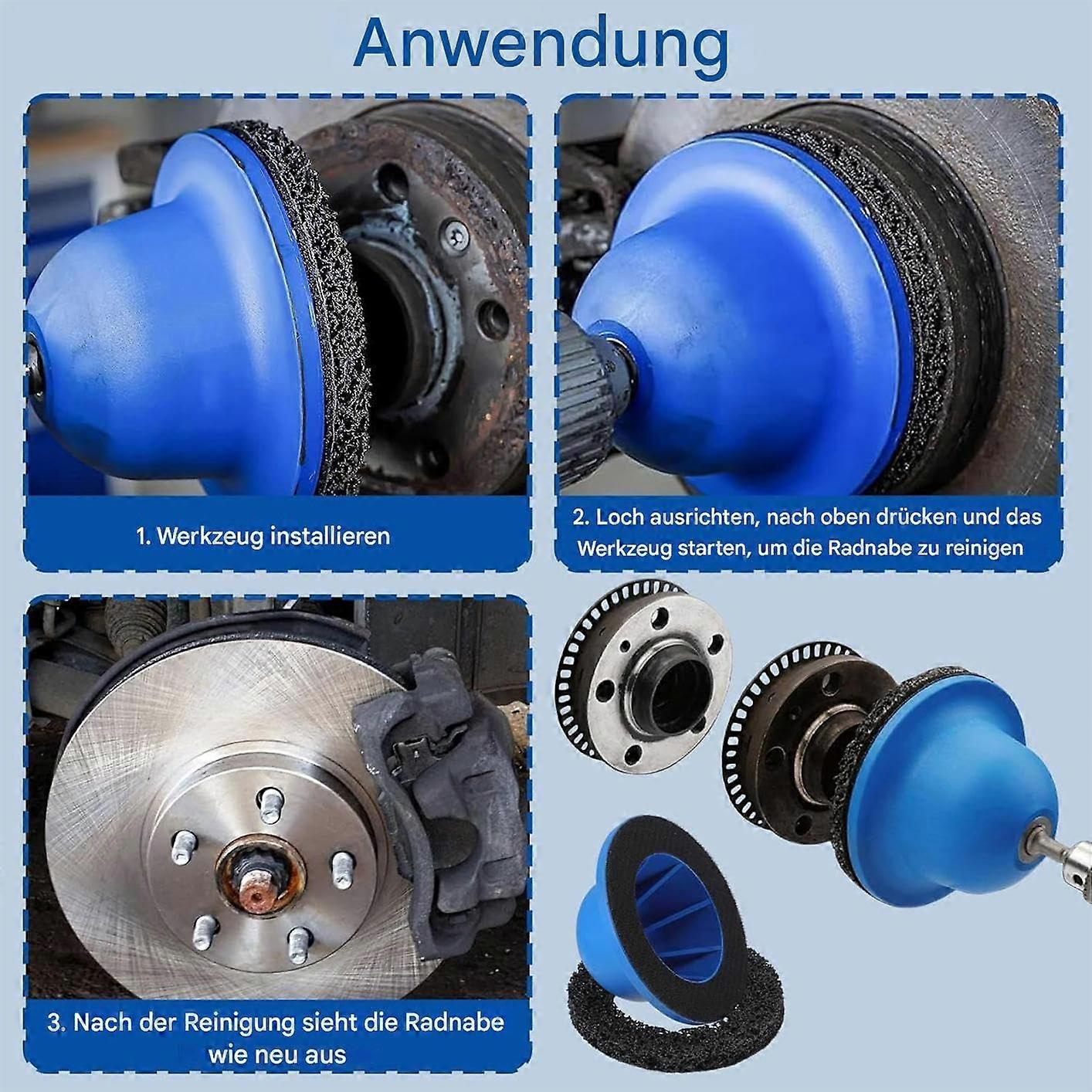 WheelShine™ – Λειαντικός δίσκος για τον καθαρισμό της πλήμνης και του δίσκου του φρένου