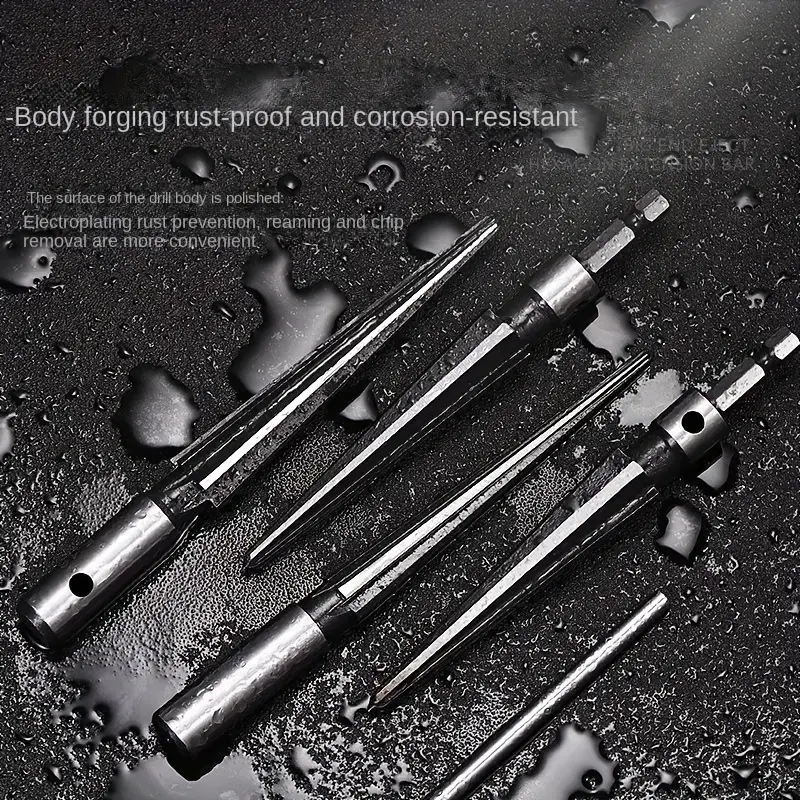 SharpCraft™ - Σετ κωνικά τρυπάνια και φρέζες για ξύλο και μέταλλο (ΣΕΤ 4 τεμαχίων)