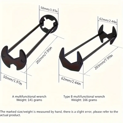 FlexiWrench™ – Σετ Πολυλειτουργικών Κλειδιών για Υδραυλικές Εγκαταστάσεις και Επισκευές