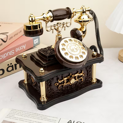 RoyalCall™ – Κομψό Ρετρό Τηλέφωνο με Κλασικό Σχεδιασμό και Πολυτελές Στυλ