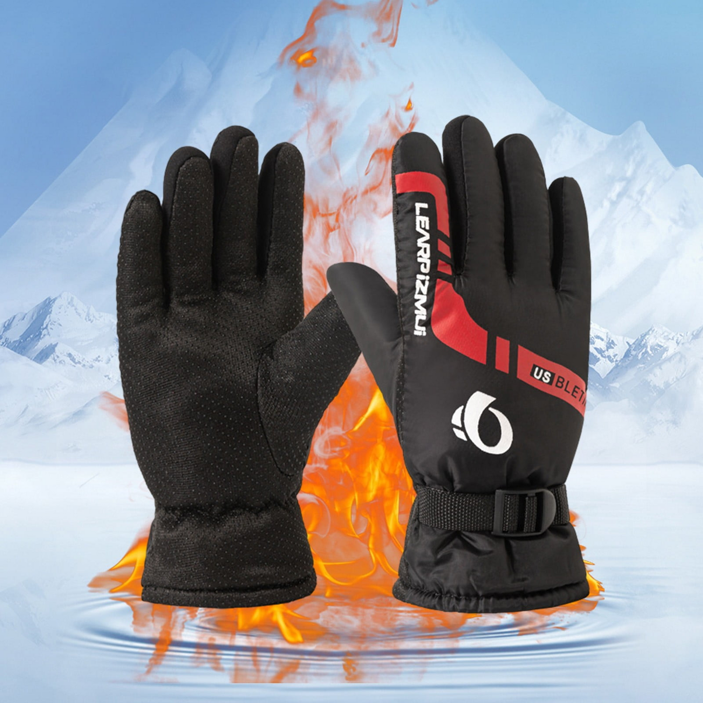 ThermoGrip™ - Γάντια με επένδυση, χοντρά και αντιολισθητικά για ποδηλασία και υπαίθριες δραστηριότητες