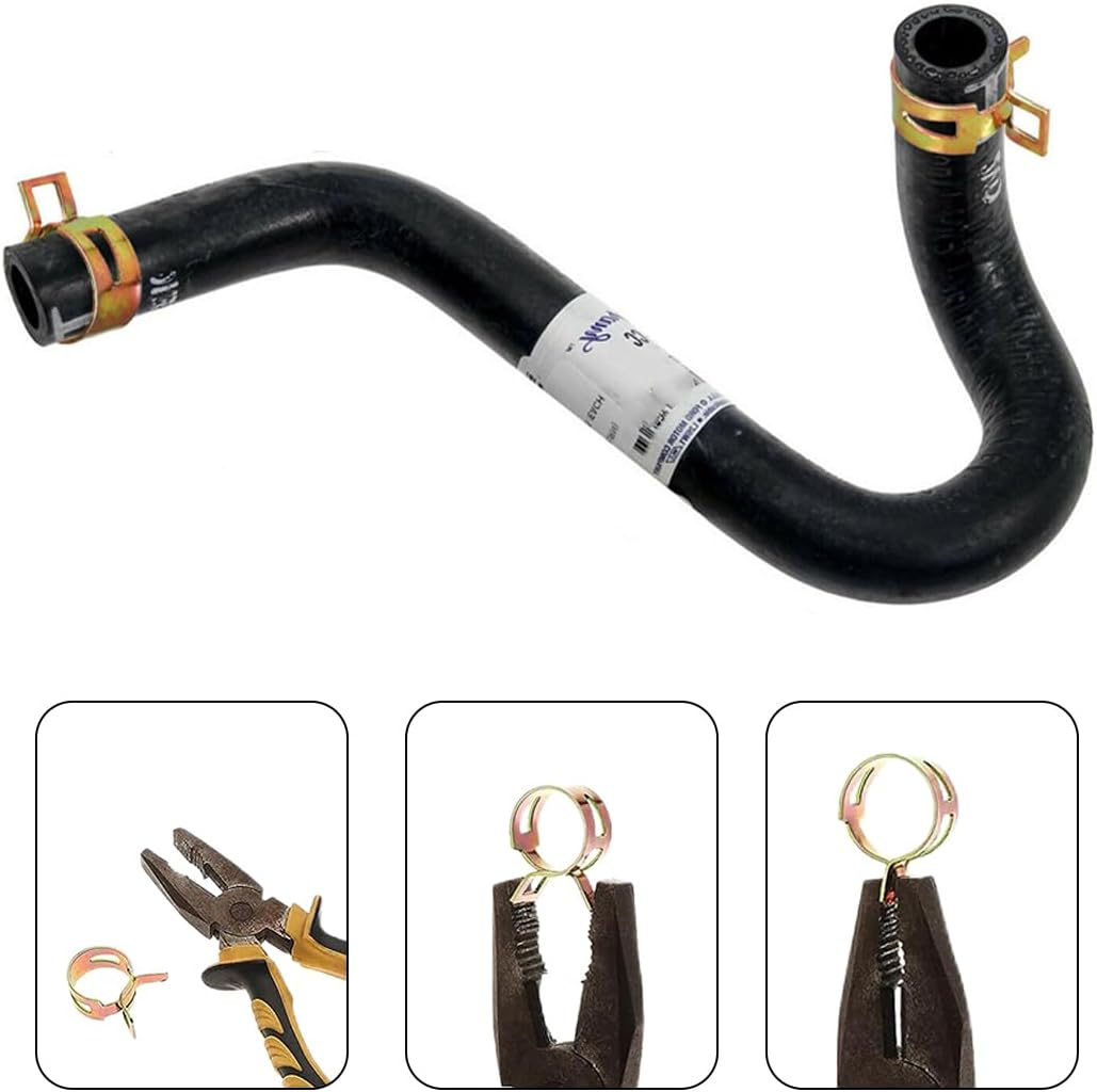 SpringClamp™ - Σετ 100 ελαστικών μεταλλικών σφιγκτήρων σωλήνων - Διαμέτρους 6-22 mm
