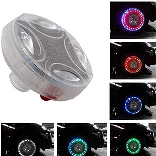 GlowTire™ - Σετ 2x ηλιακών φώτων LED για βαλβίδες τροχού
