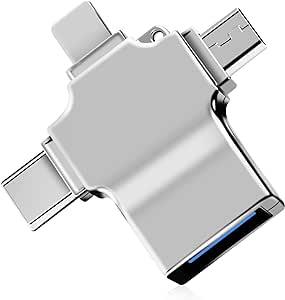 Προσαρμογέας OTG 3 σε 1 USB 3.0, Προσαρμογέας Micro/USB C σε USB, Συμβατός με κινητό τηλέφωνο/τάμπλετ