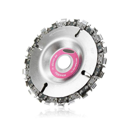 Δίσκος τροχαλίας 125x22mm με αλυσίδα για ξύλο
