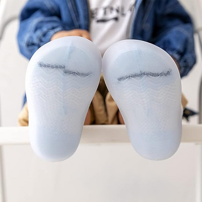 TinySteps™ - αναπνέουσες αντιολισθητικές κάλτσες για παιδιά, διχτυωτό στυλ με σόλα