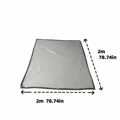 ClearShield™ - Διαφανής προστασία από τη βροχή και τον ήλιο (2x2m)
