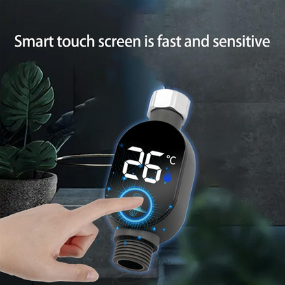 AquaTemp™ – Ψηφιακό θερμόμετρο ντους LED με έγχρωμη ένδειξη (0–99°C)