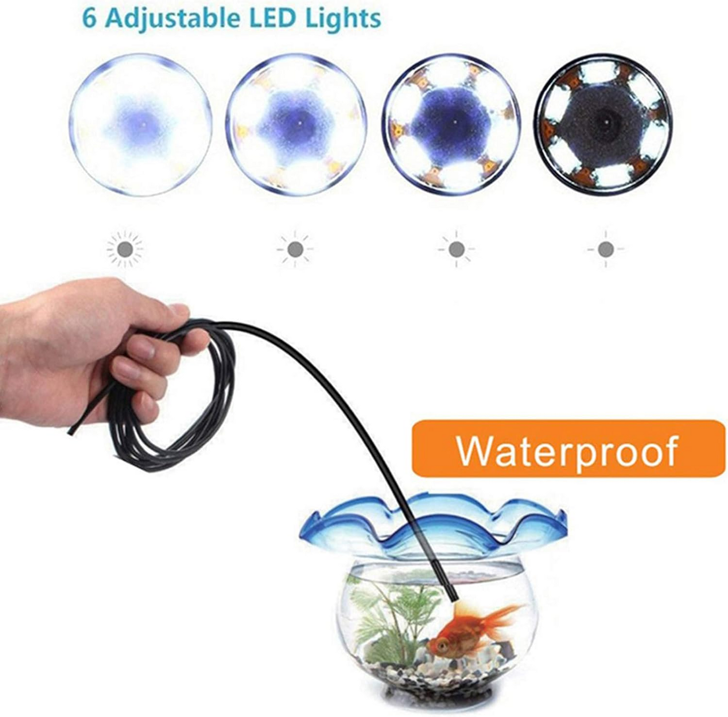 EndoFlex™ 3-σε-1 HD – Ενδοσκοπική κάμερα USB 5,5 mm με καλώδιο 5 m