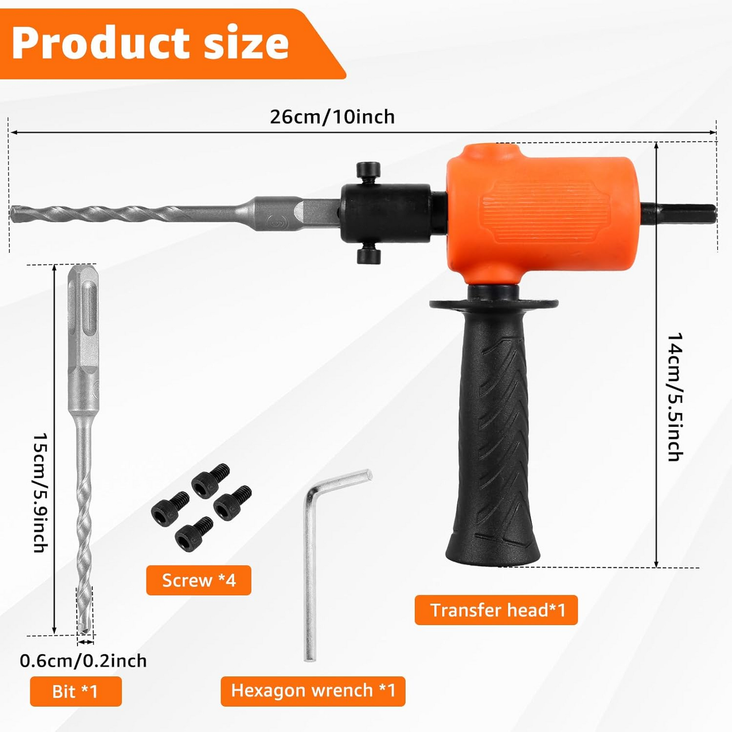 HammerFlex™ - Περιστροφικό Σετ προσαρμογέα σφυριού για τρυπάνια