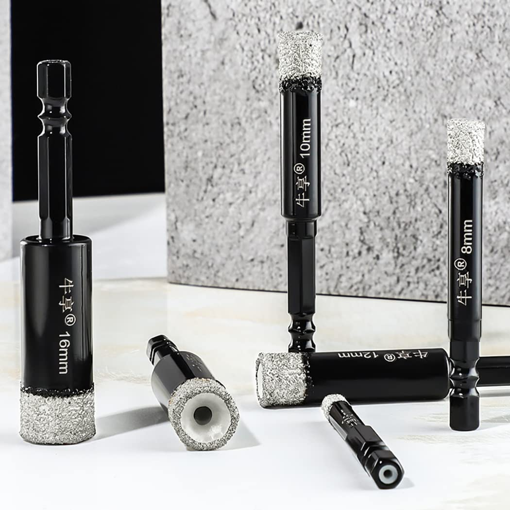 GigaDrill™ - Σετ 5 διαμαντοτρυπάνων μετρικού μεγέθους 6/8/10/12/14 mm