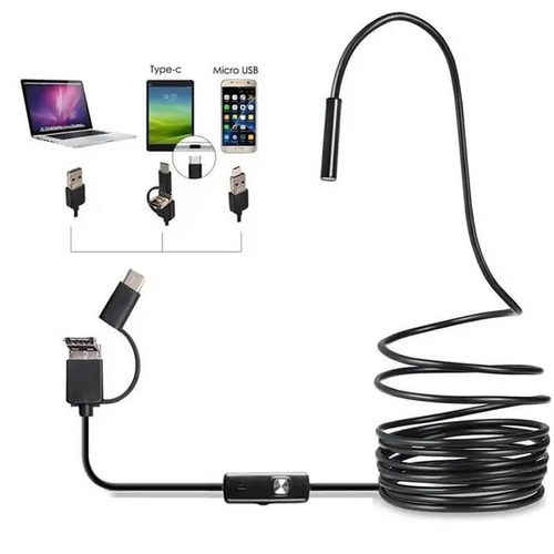 EndoFlex™ 3-σε-1 HD – Ενδοσκοπική κάμερα USB 5,5 mm με καλώδιο 5 m