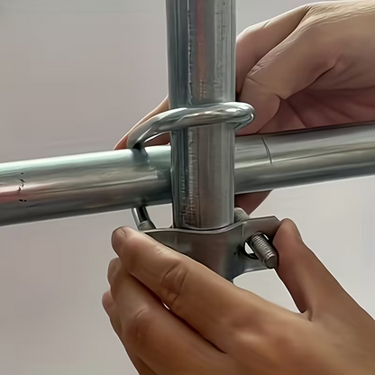 UGrip™ - Σετ 12 Σφιγκτήρες Στήριξης Τύπου U από Γαλβανισμένο Χάλυβα – Διάσταση 20×40 mm