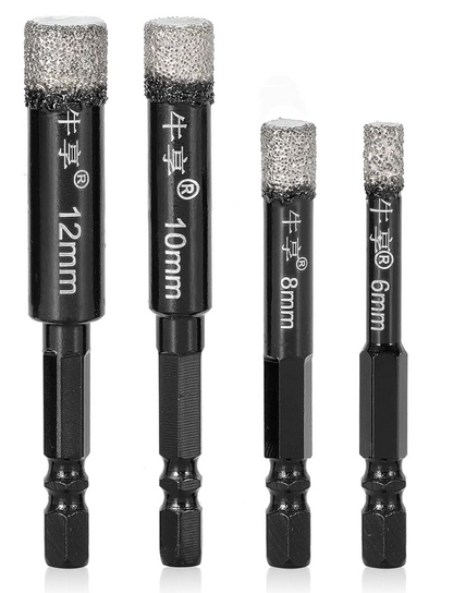 GigaDrill™ - Σετ 5 διαμαντοτρυπάνων μετρικού μεγέθους 6/8/10/12/14 mm