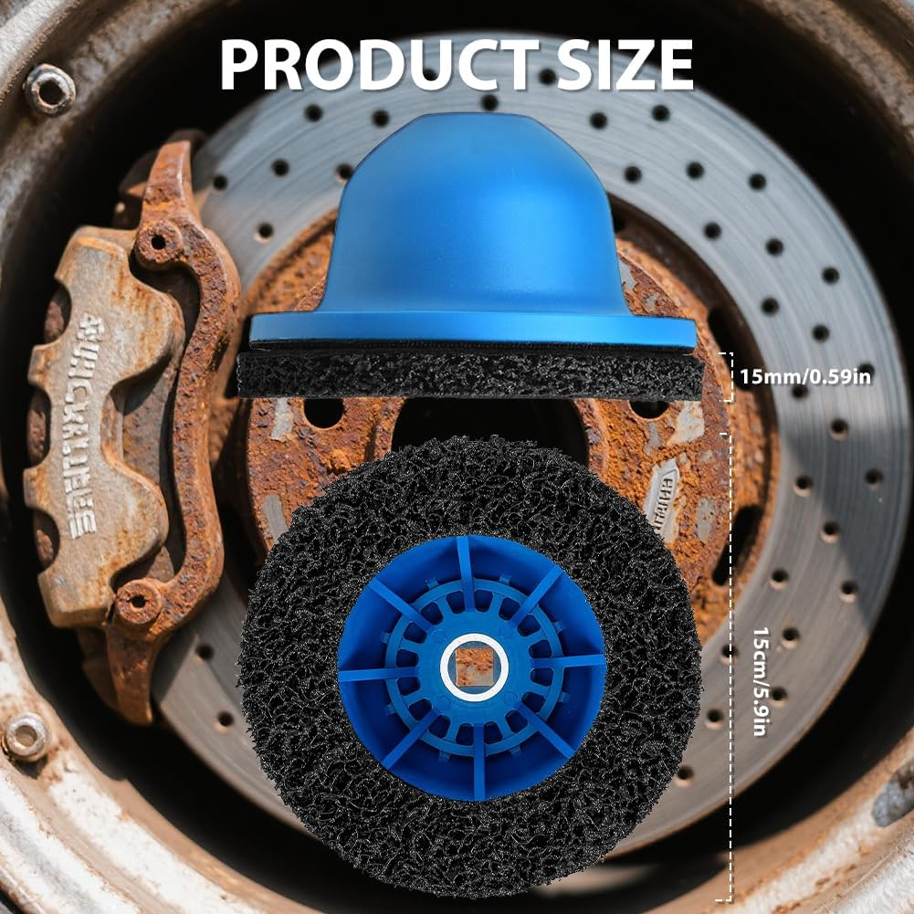 WheelShine™ – Λειαντικός δίσκος για τον καθαρισμό της πλήμνης και του δίσκου του φρένου