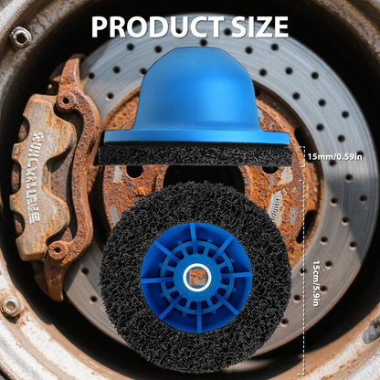 WheelShine™ – Λειαντικός δίσκος για τον καθαρισμό της πλήμνης και του δίσκου του φρένου