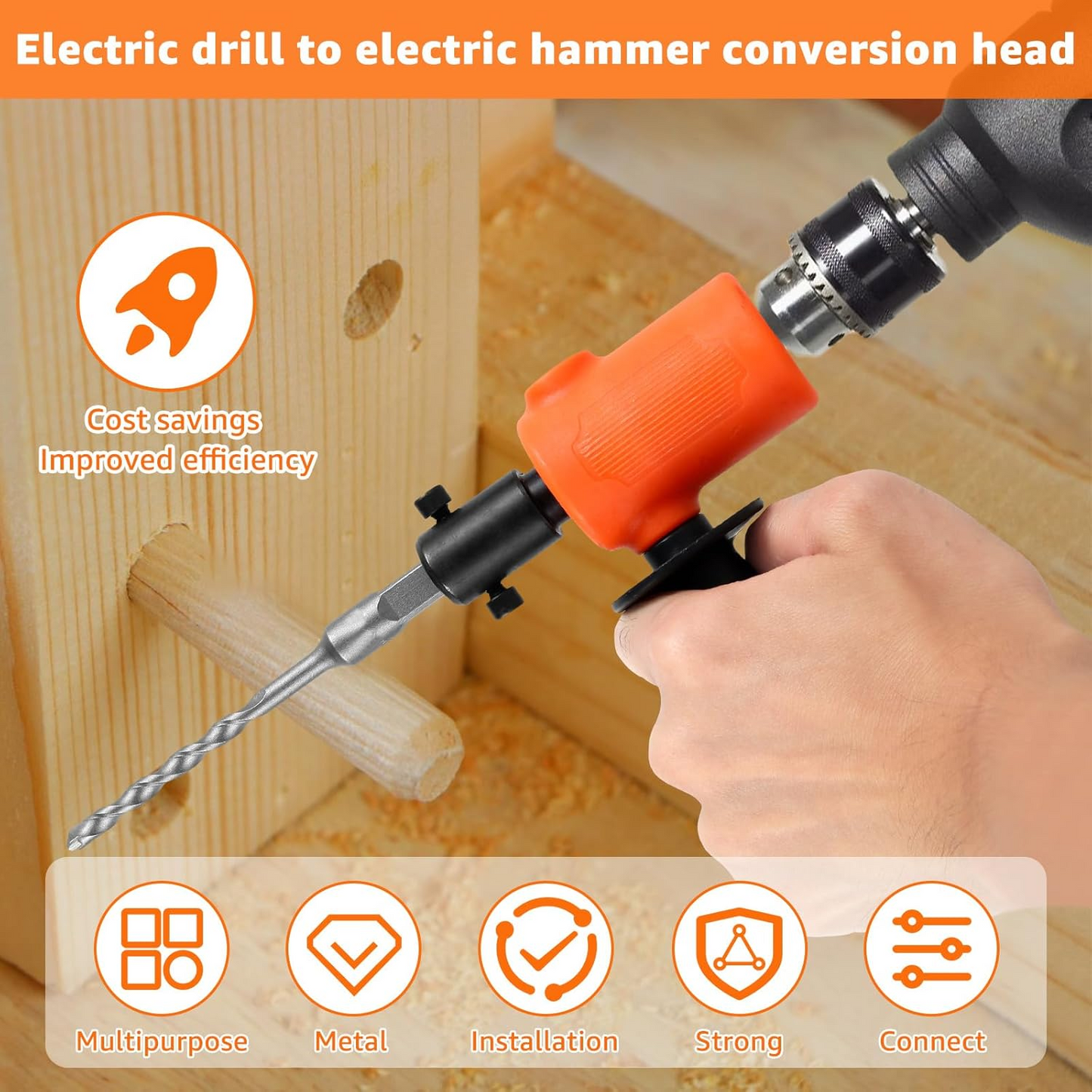HammerFlex™ - Περιστροφικό Σετ προσαρμογέα σφυριού για τρυπάνια