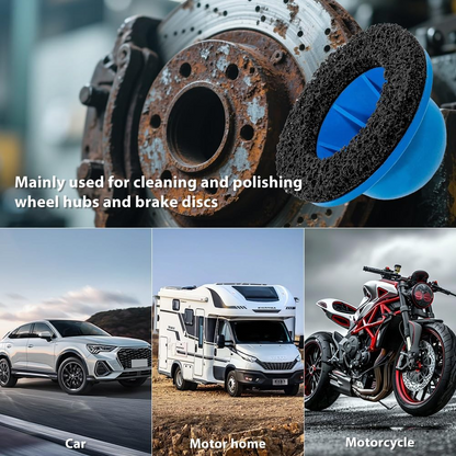 WheelShine™ – Λειαντικός δίσκος για τον καθαρισμό της πλήμνης και του δίσκου του φρένου