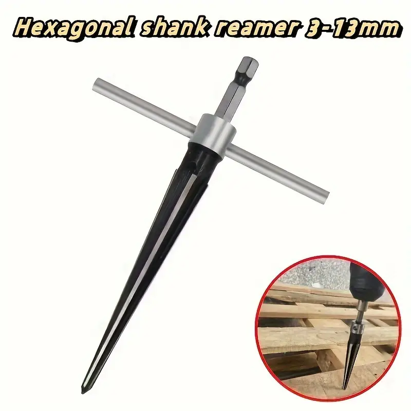SharpCraft™ - Σετ κωνικά τρυπάνια και φρέζες για ξύλο και μέταλλο (ΣΕΤ 4 τεμαχίων)