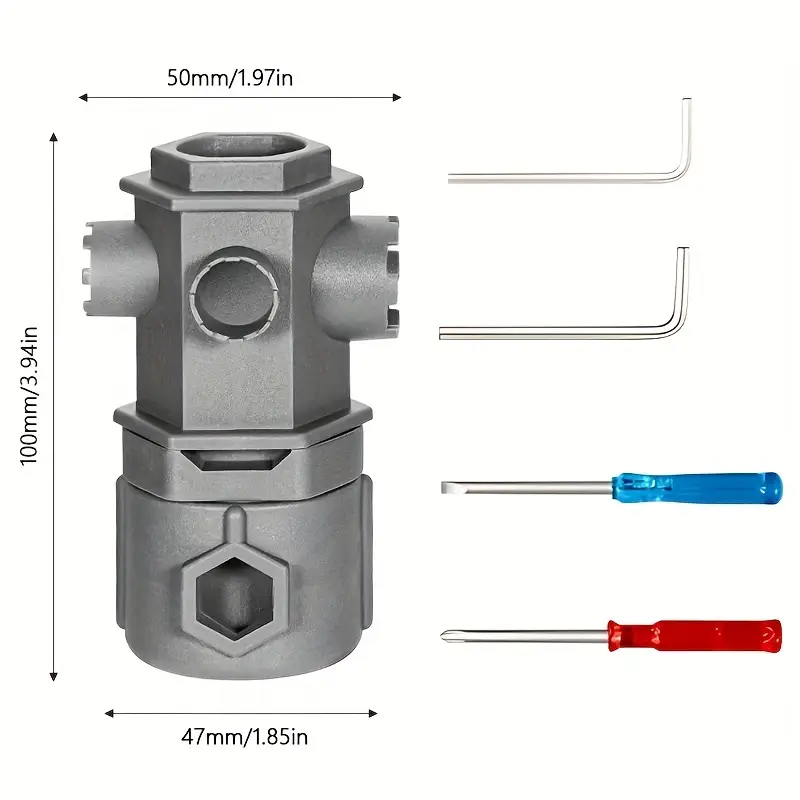 AquaKey™ – Κλειδί βρύσης νεροχύτη 16 σε 1