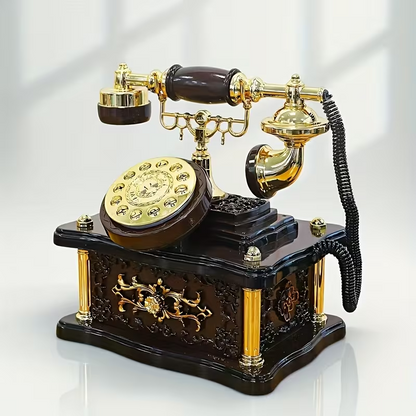 RoyalCall™ – Κομψό Ρετρό Τηλέφωνο με Κλασικό Σχεδιασμό και Πολυτελές Στυλ