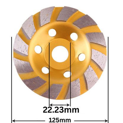Δίσκος λείανσης DiamondFlex™ με τμήματα διαμαντιού 125mm