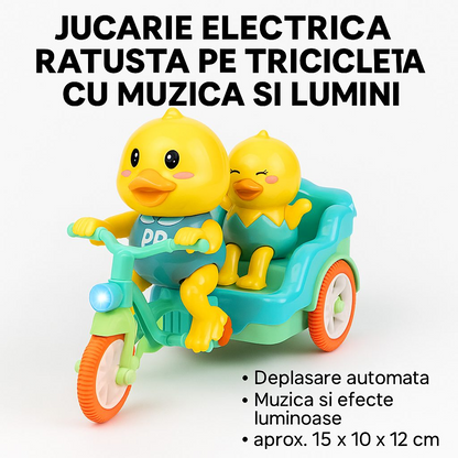 DuckRide™ – Ηλεκτρική πάπια παιχνιδιών σε τρίκυκλο με μουσική και φώτα
