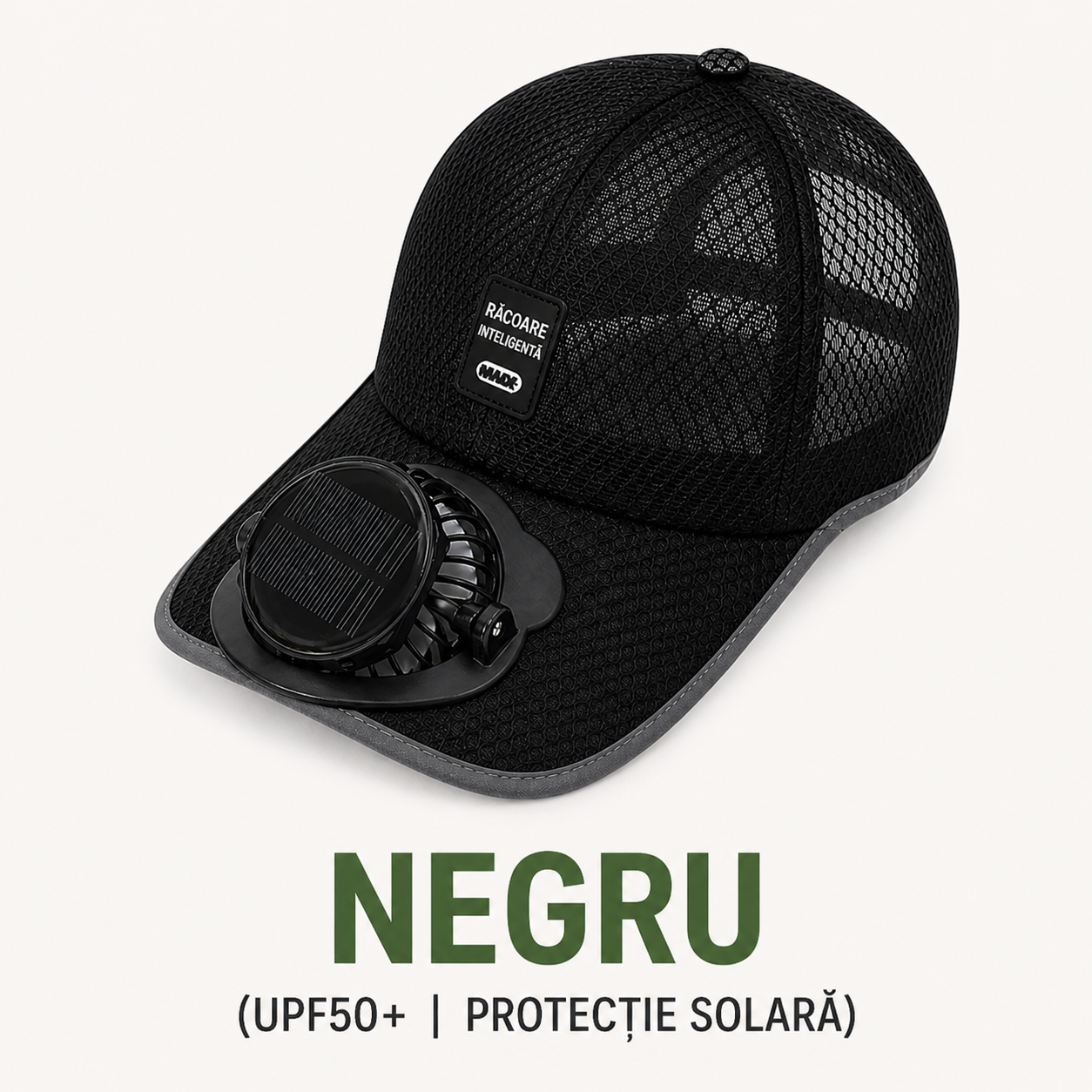 AeroCap™ – Καπέλο με Ενσωματωμένο Ανεμιστήρα και Προστασία UV