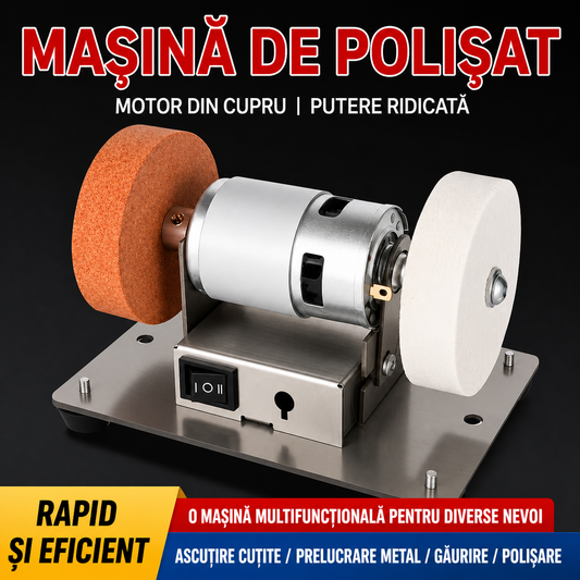 GrindPro 775™ – Μίνι Ηλεκτρικός Δίδυμος Τροχός με Ρύθμιση Ταχύτητας