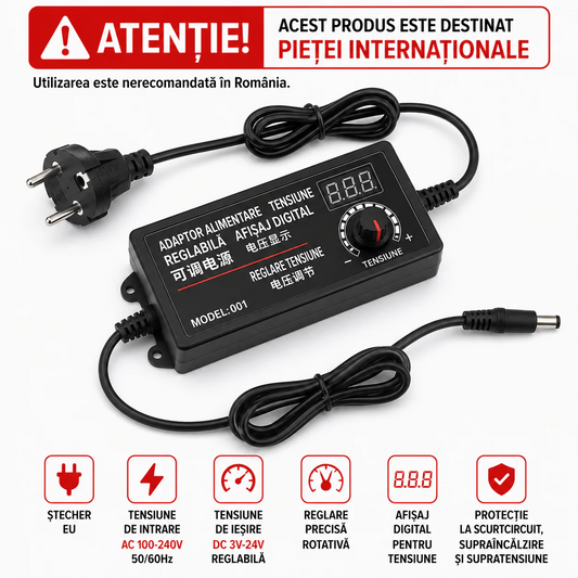 Voltune™ – Ρυθμιζόμενο Τροφοδοτικό με Ψηφιακή Οθόνη