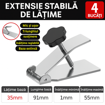 TileLift™ – Επαγγελματική συσκευή ρύθμισης ύψους για κεραμικά πλακίδια (Σετ 4 τεμαχίων)